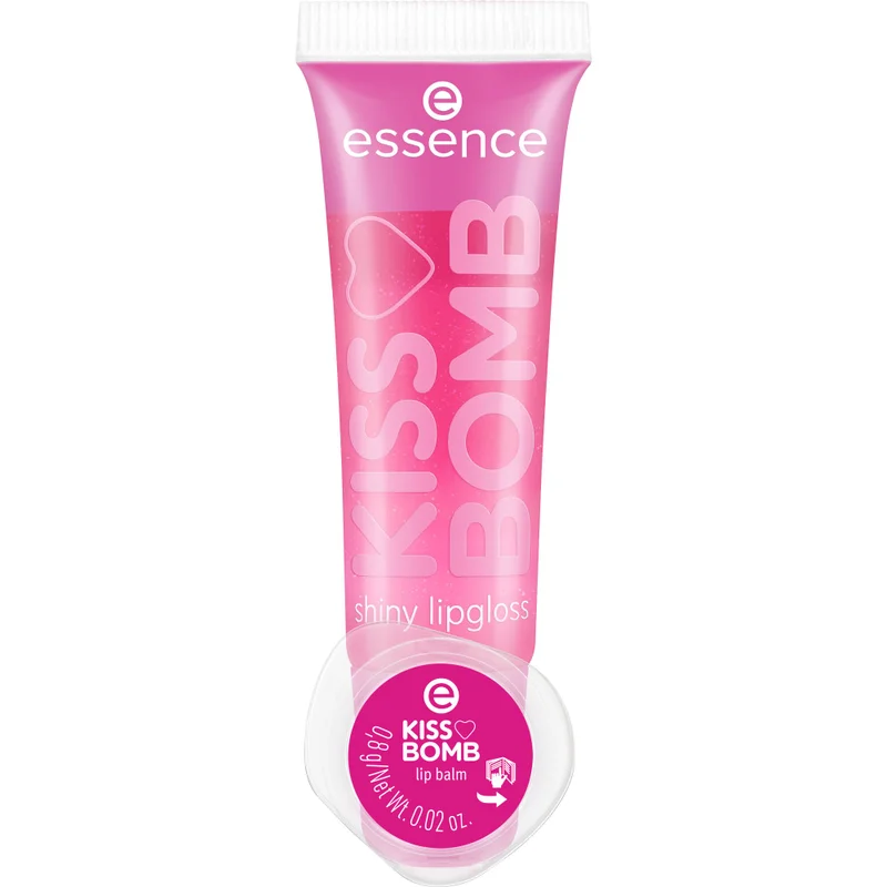 Essence Kiss Bomb Shiny Lipgloss & Lip Balm 01