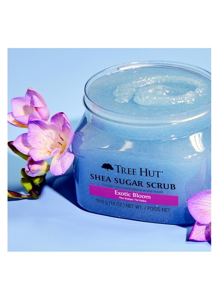 Tree Hut - Tree Hut Exotic Bloom Shea Sugar Scrub - Image 1