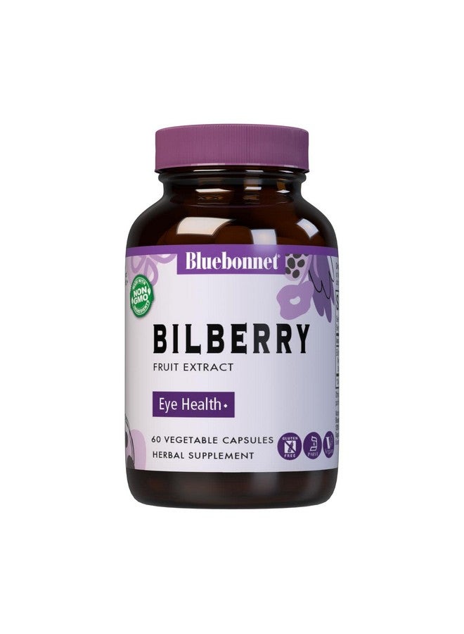 BlueBonnet Bilberry Fruit Extract Supplement, 60 Count