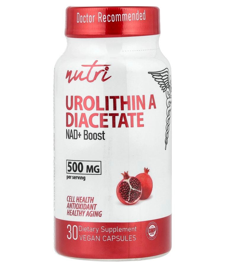 Urolithin A Diacetate 30 Vegan Capsules (250 mg per Capsule)