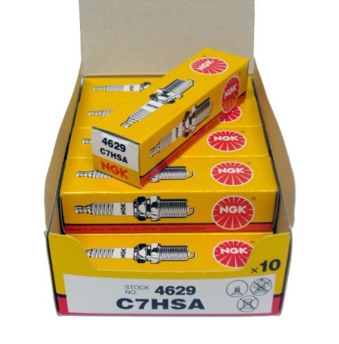 NGK 4629 C7HSA Standard Plug x10 Pack Scooter Moped Motorcycle ATV UTV