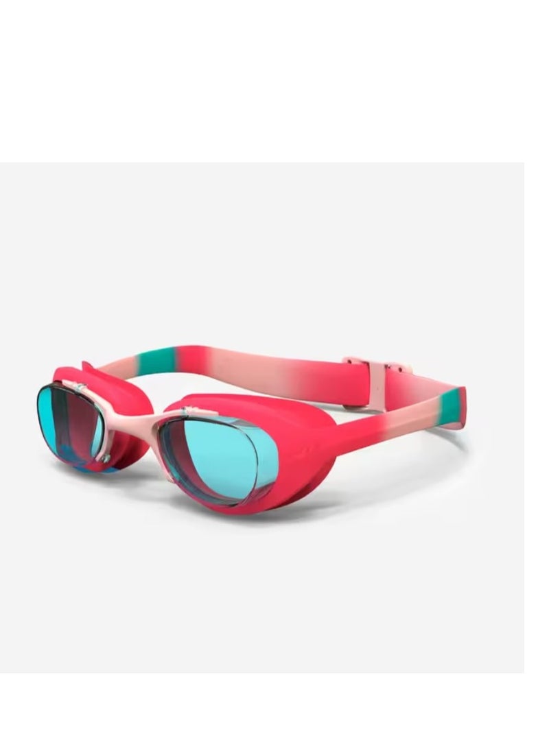 NABAIJI Kids' Swimming Goggles – Tinted Blue Lenses – Pink/Blue – Anti-Fog & UV Protection – Comfortable Fit for Kids - Image 1