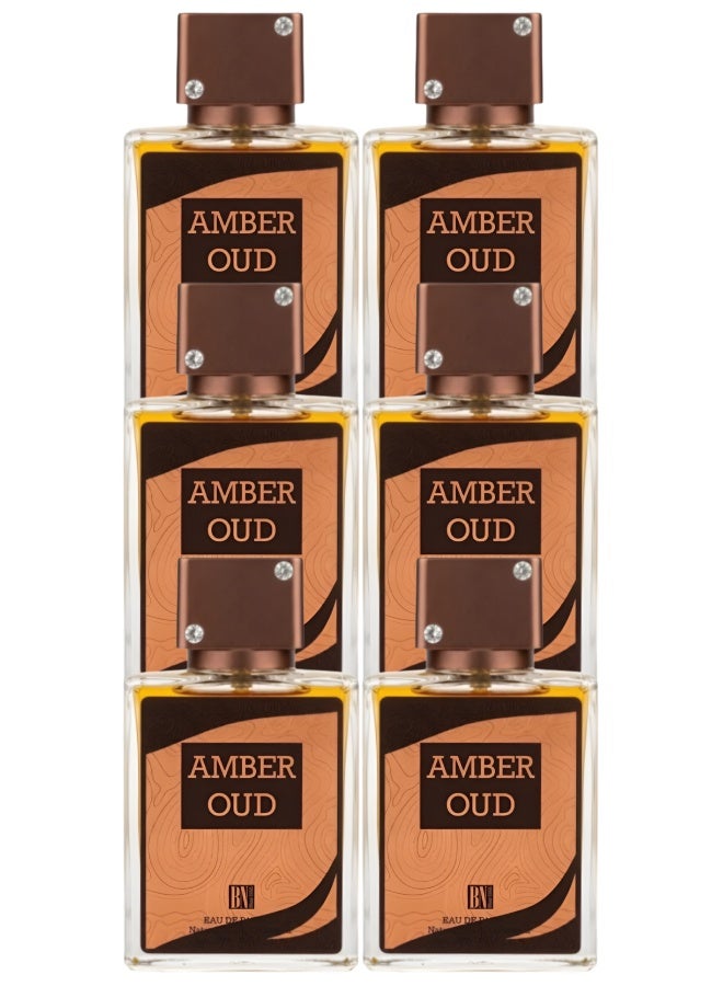 Bn Parfum 6 Pieces Amber Oud Perfume 100ML - Image 1