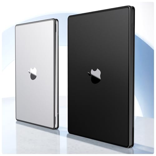 Soonjet Anti-Crack for MacBook Pro 14 inch Case 2025 2024-2021 M5 M4 M3 M2 M1 Pro/Max [Corner Protection] [Soft TPU Bumper] Anti-Fingerprint Matte Cover Hard Shell Case Laptop - Frosted Clear - Image 1