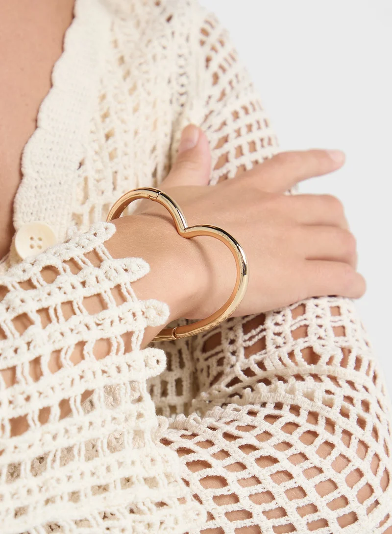 Quirky Heart Bangle