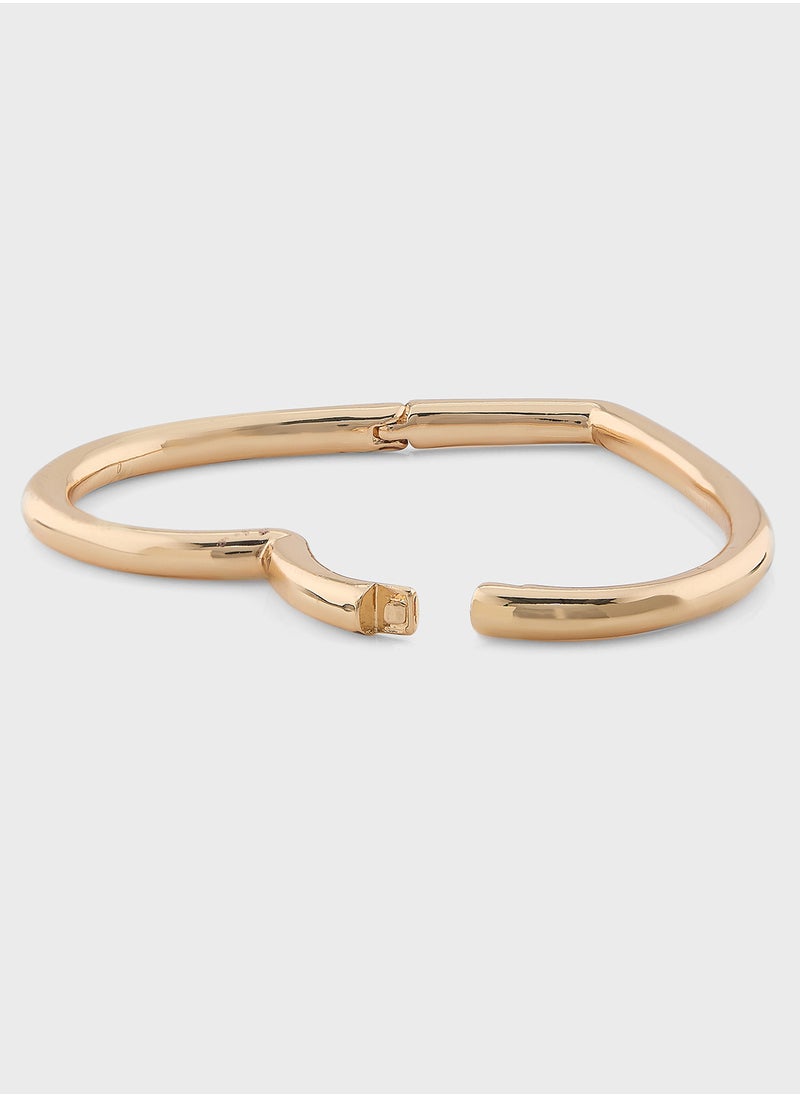 Ginger Quirky Heart Bangle  - Image 2