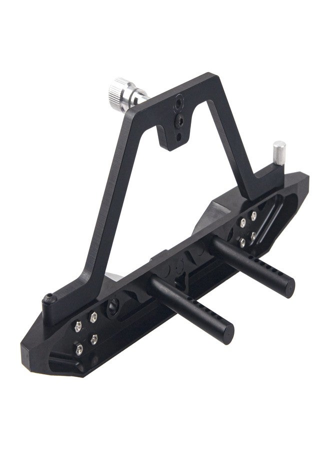 Vgoohobby Aluminum Rear Bumper with Spare Tire Carrier & Tow Hook Compatible with Axial SCX10 Jeep SCX10 II 90046 90047 TRX-4 TRX4 1/10 RC Crawler Car - Image 2