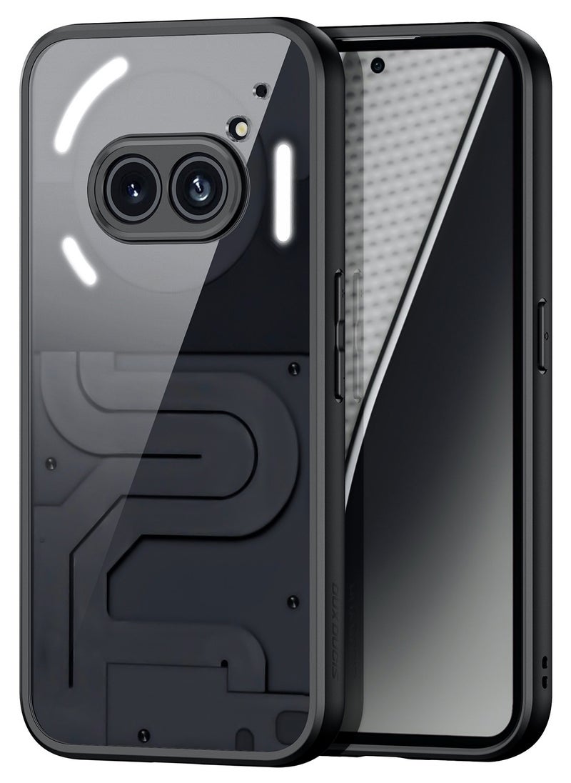 DUX DUCIS - DUX DUCIS Aimo Cover for the Nothing Phone 2a mobile phone slim, transparent matte cover made of TPU, polycarbonate, polypropylene, silicone - black - Image 1