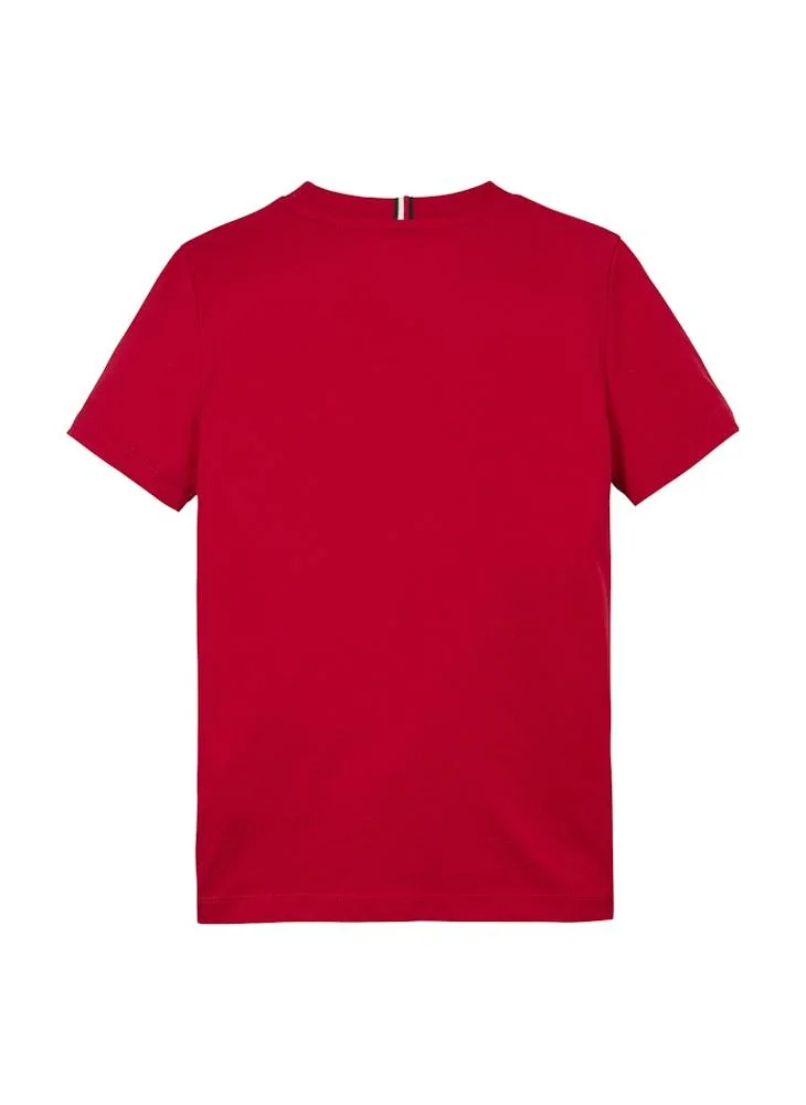 TOMMY HILFIGER Youth Monotype 1985 Logo Label Regular T-Shirt