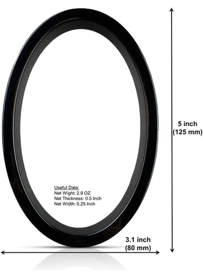 VITION Floating House Number 5 Inch, Metal Anti-Rust Outdoor Home Address Plate with Nail Kits for Door Garden Mailbox Decor Signage (Number 0, Black) - Image 2