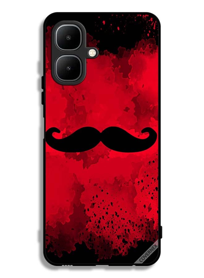 Covernex Tecno Pop 10 Protective Case Cover Mustache