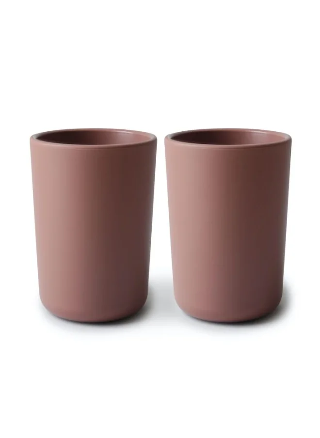 mushie Pack Of 2 Dinnerware Cup - Woodchuck