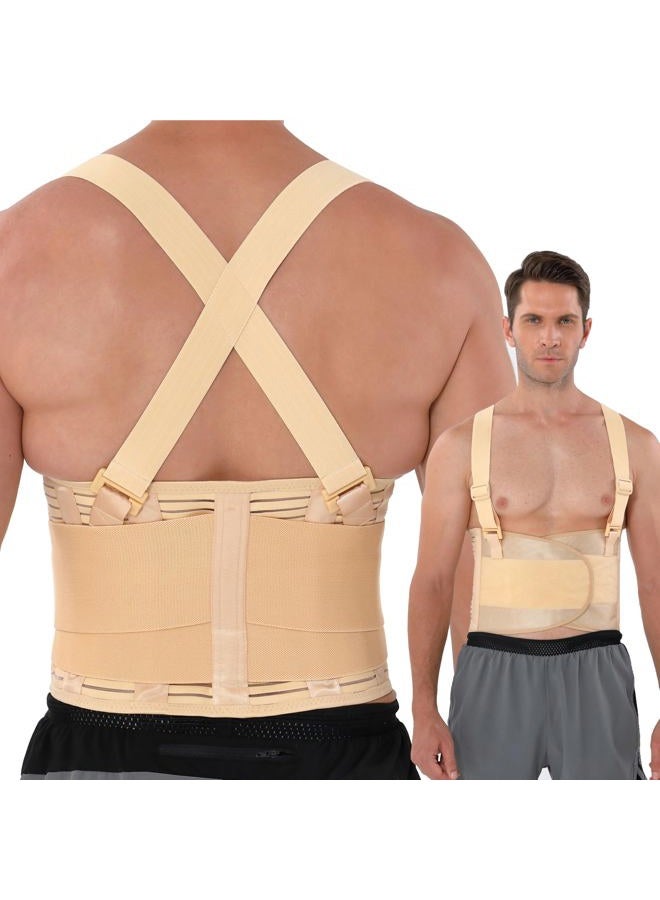 Neotech Care Adjustable Back Support Belt with Removable Braces (Black, Size S) - Image 1