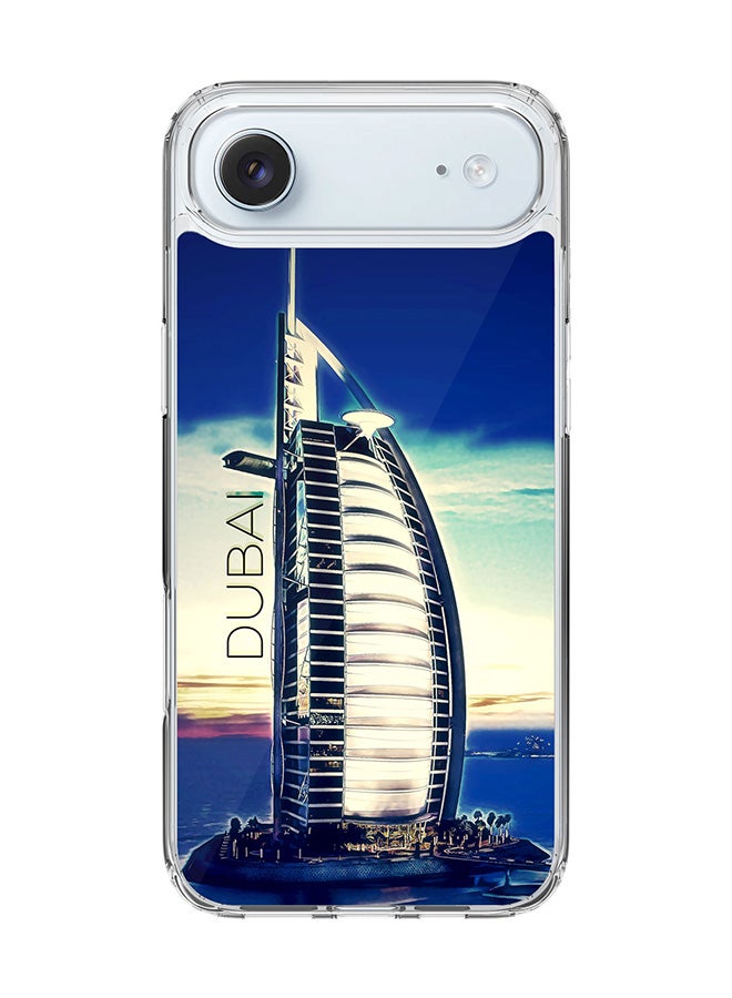 Stylizedd Classic Clear MagSafe Case for iPhone 17 Air , Hybrid Soft Case Flexible Edges Anti Drop TPU PC Gel Thin Transparent Cover [ Designed for iPhone 17 Air ] - Burj Al Arab - Dubai