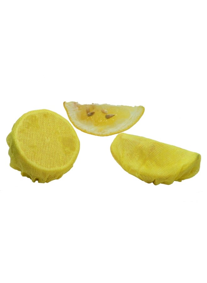 Generic - Regency Wraps Lemon Cover Stretch Wraps  For Seed Free Squeezing Of Lemon Halves Or Wedges  Stretch Wraps  Yellow  12 Count - Image 1