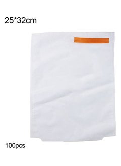 نيبمينينت 100-Piece Fruits Vegetables Anti-Bird Protection Insect Net Bags White  - Image 1