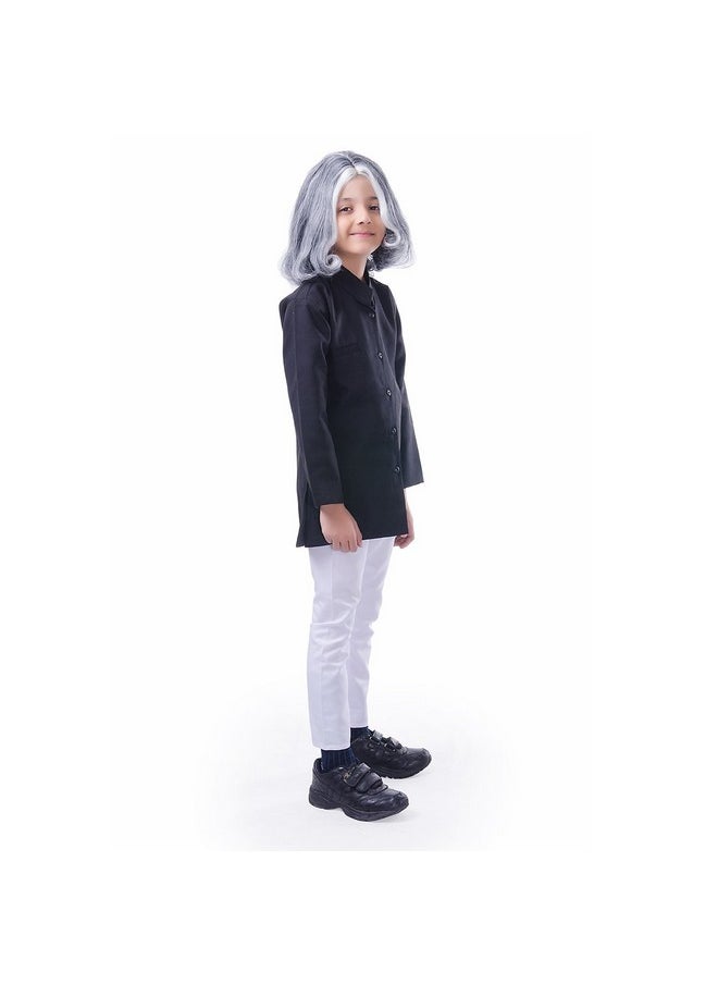 فانسي دريسويل فستان تنكري من مزيج القطن من FancyDressWale لأطفال عبد الكلام (5 سنوات)، أسود  - Image 4