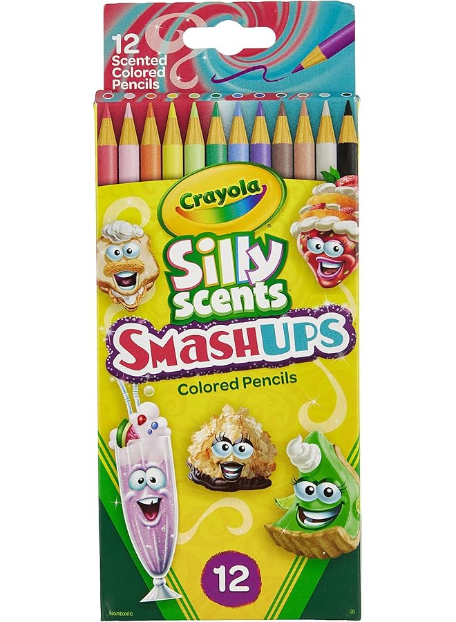 كرايولا 12 قطعة من أقلام الرصاص الملونة ذات الروائح السخيفة - Image 1