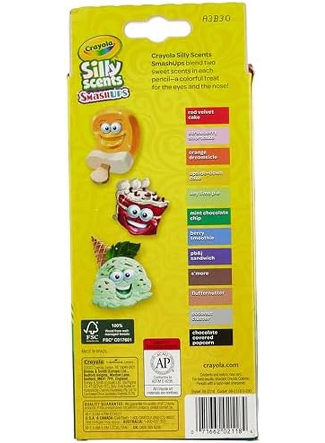 كرايولا 12 قطعة من أقلام الرصاص الملونة ذات الروائح السخيفة - Image 2