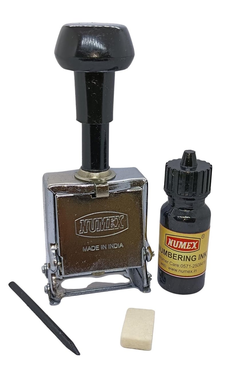 ACGL NUMEX (Bill Book) 6 Digit Heavy Duty Automatic numbering Machine 5.5MM (A1) Pack of 1 - Image 1