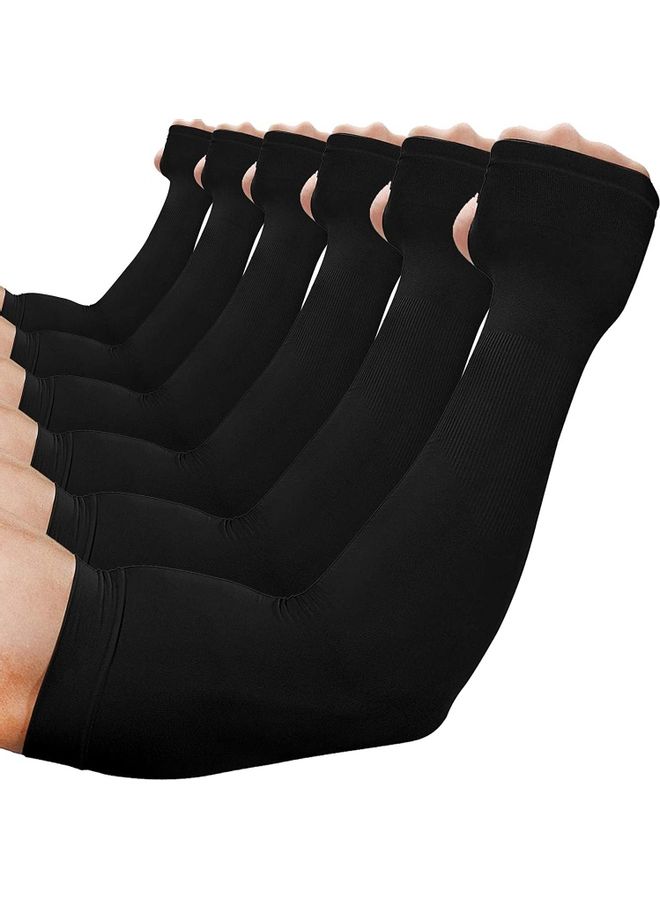 Generic 6 Pairs UV Protection Cooling Arm Sleeves one size - Image 1