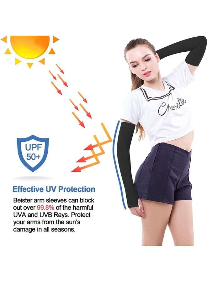 Generic 6 Pairs UV Protection Cooling Arm Sleeves one size - Image 2