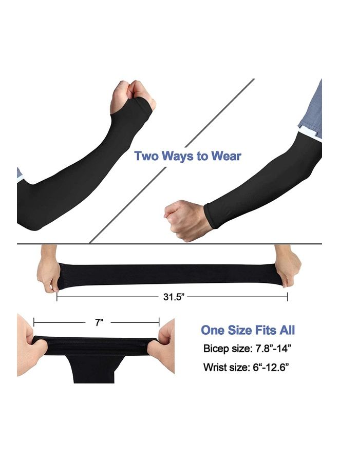 Generic 6 Pairs UV Protection Cooling Arm Sleeves one size - Image 4