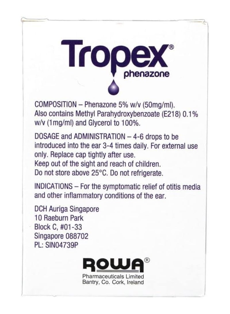 Tropex Ear Drop, 10 Ml - Image 3