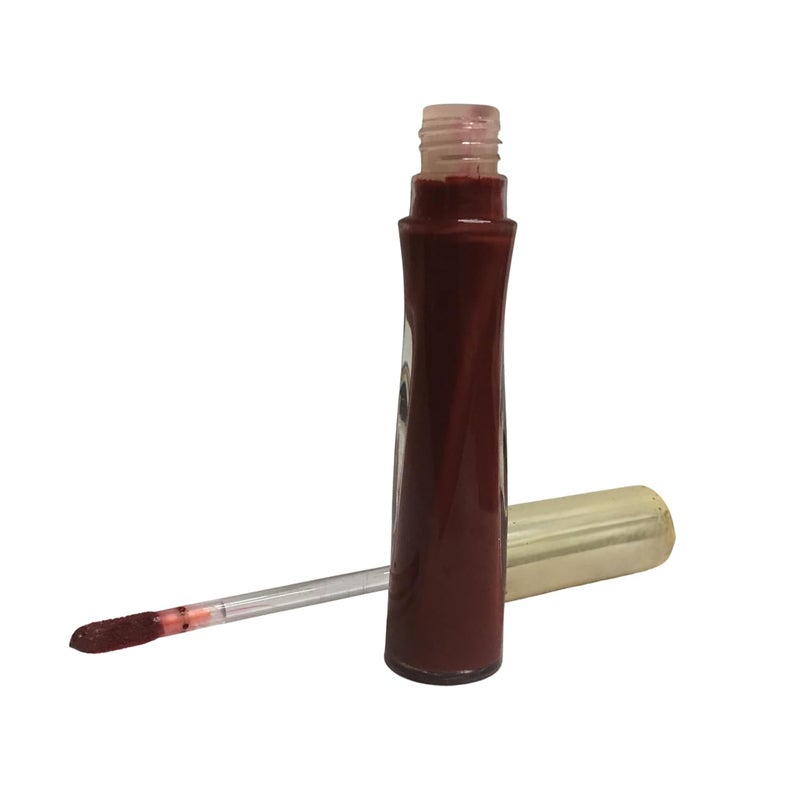 MEGAGA Lip Gloss Dark Brown Matte - Image 3