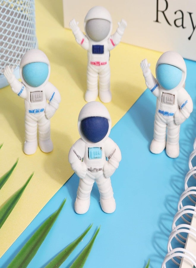 KINYFY 18 Pcs Astronaut Erasers, 3D Cartoon Spaceman Pencil Erasers for Kids, Cute Outer Space Themed Eraser for School Supplies, Reward Gifts, Party Favors - Image 5