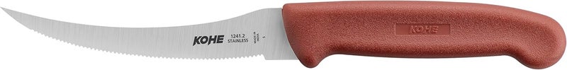 KOHE Stainless Steel Utility Serrated Chef/Kitchen Knife, Assorted - Image 1