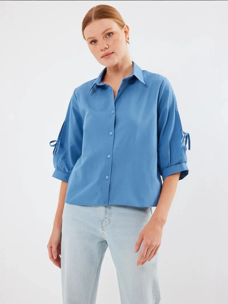 BDART Crop Shirt with Bow