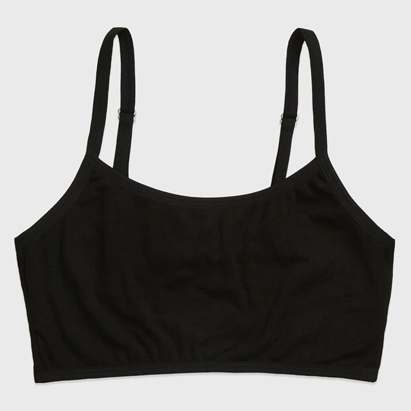 Elegant Simple Basic Small Sling Yoga Bra Comfortable Sweat Absorbing Bra Seamless Sports Underwear With Chest Pad