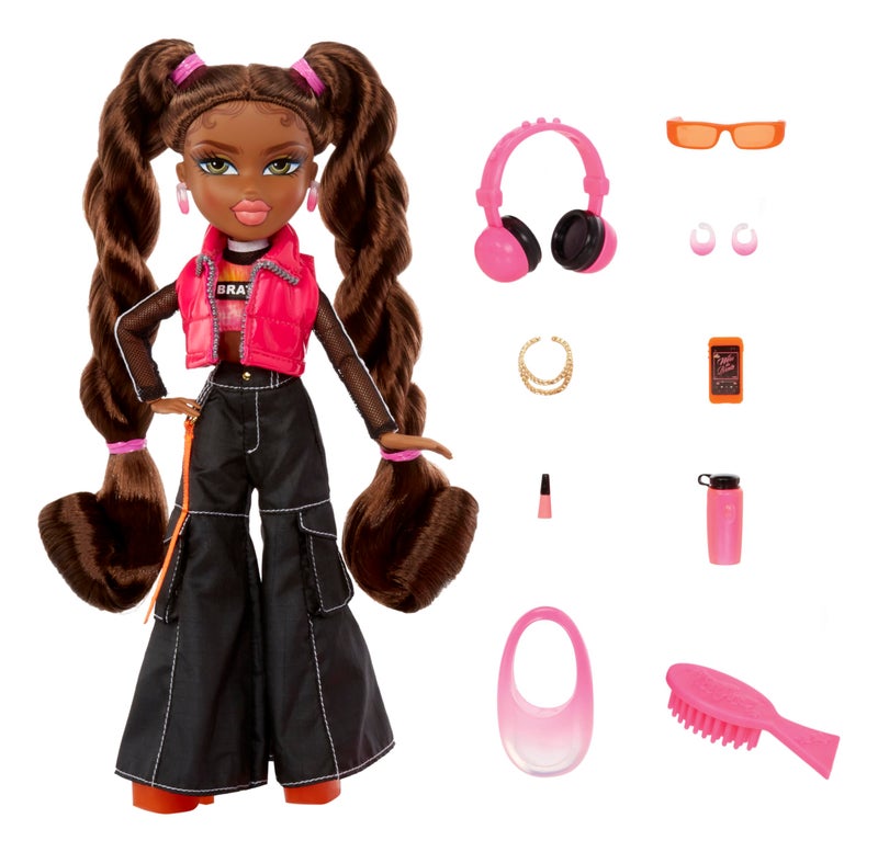 BRATZ Alwayz Bratz Sasha Fashion Doll with 10 Accessories and Poster - Image 3
