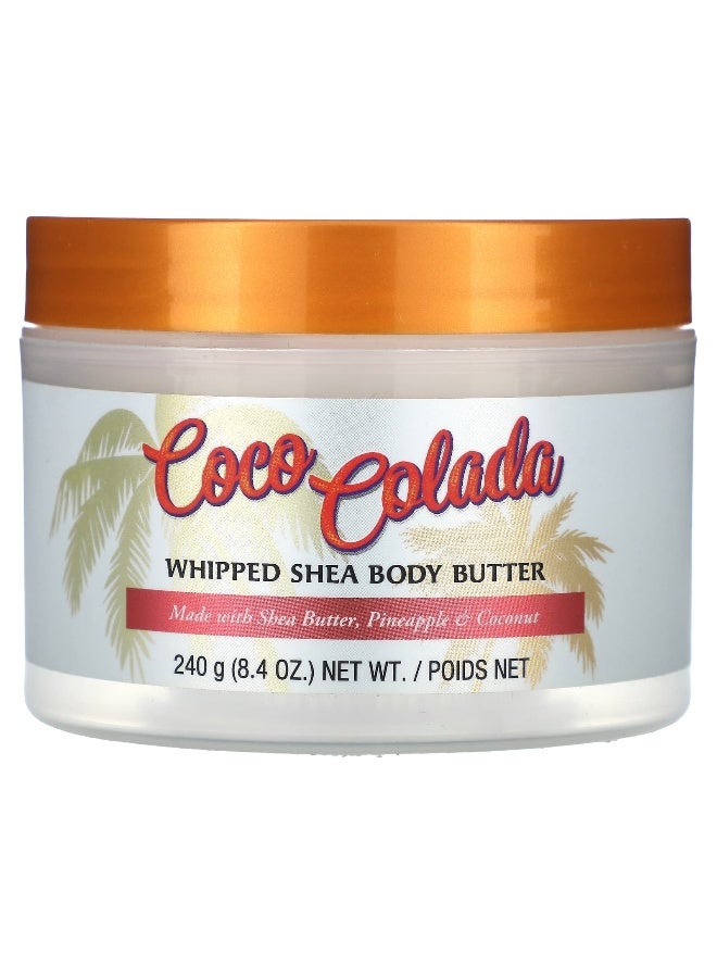 Treehut Tree Hut, Whipped Shea Body Butter, Coco Colada, 8.4 oz (240 g) - Image 1