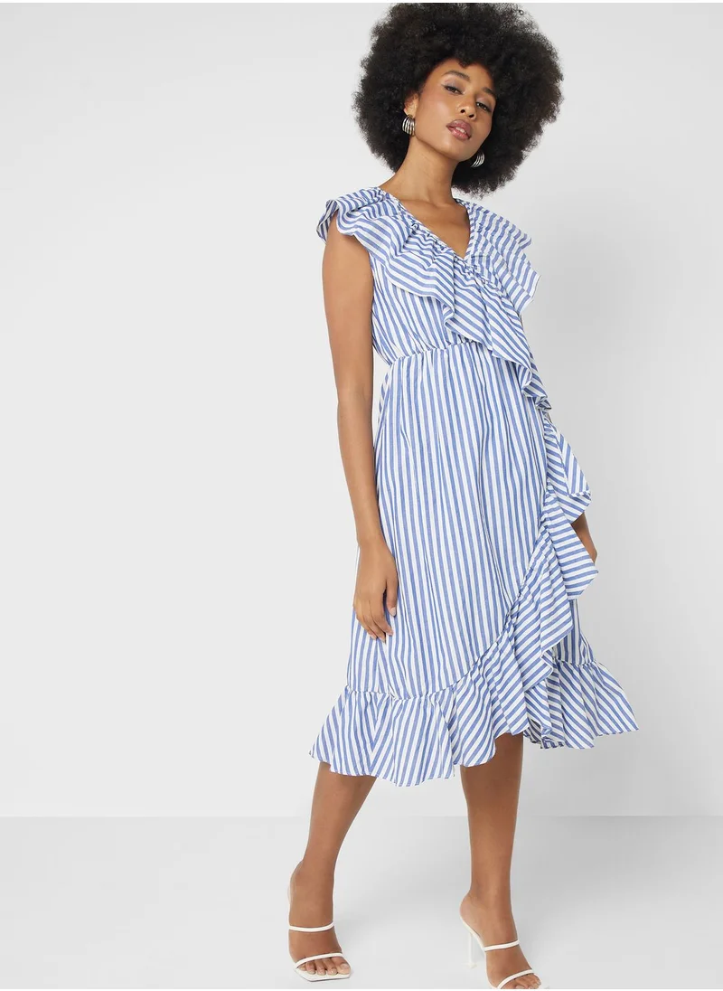 ELLA Ruffle Sleeve Dress