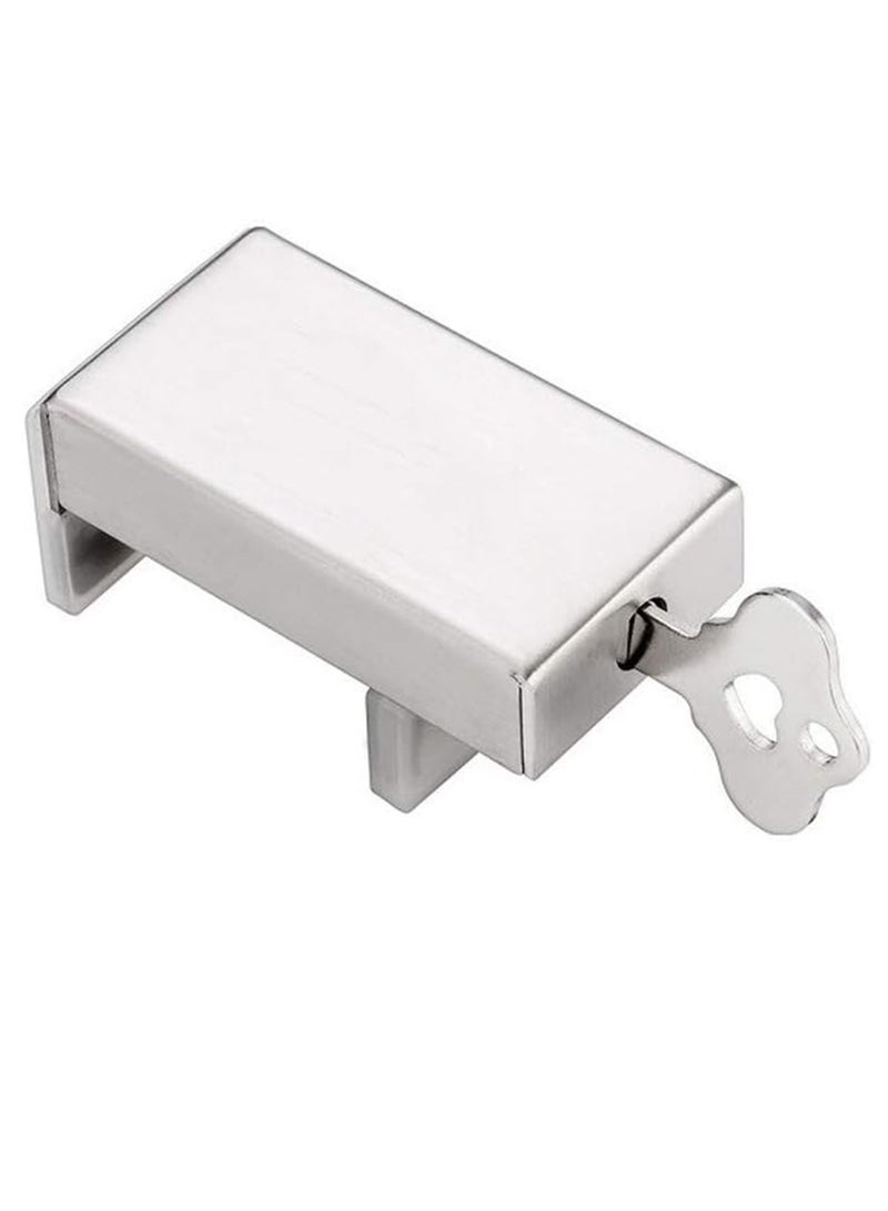 Gonice 2 Pack Sliding Window Locks with keys Sash Stopper Anti-Theft Alloy Steel Security Window Door Frame Child Safety Limiter  - Image 3