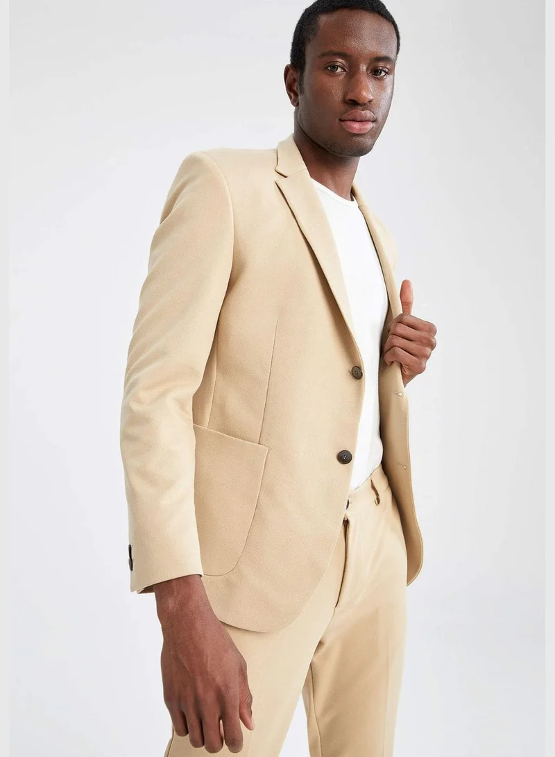 DeFacto Slim Fit Basic Blazer Jacket