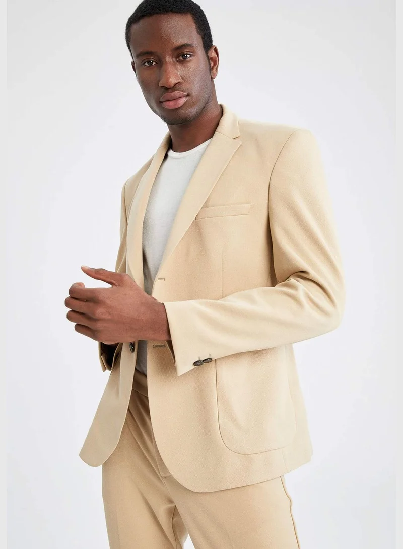 DeFacto Slim Fit Basic Blazer Jacket