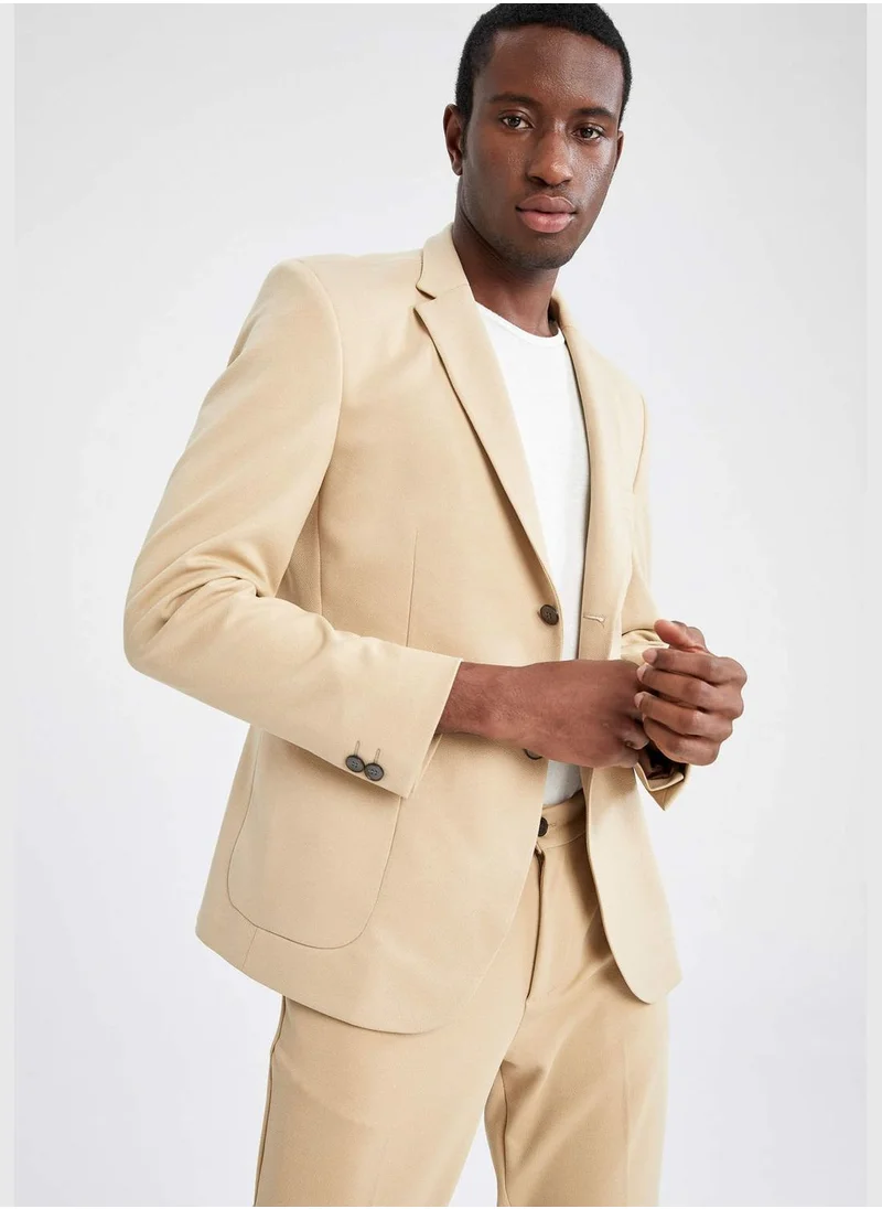 DeFacto Slim Fit Basic Blazer Jacket