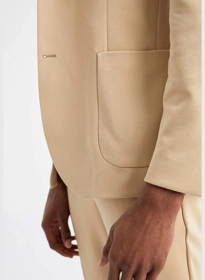 DeFacto Slim Fit Basic Blazer Jacket