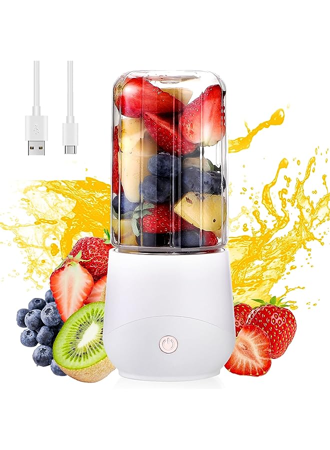 IAF Portable Blender Usb Rechargeable Juicer Mini Blender With 4 Blade Wireless Blender Making Shakes And Smoothies - Image 1