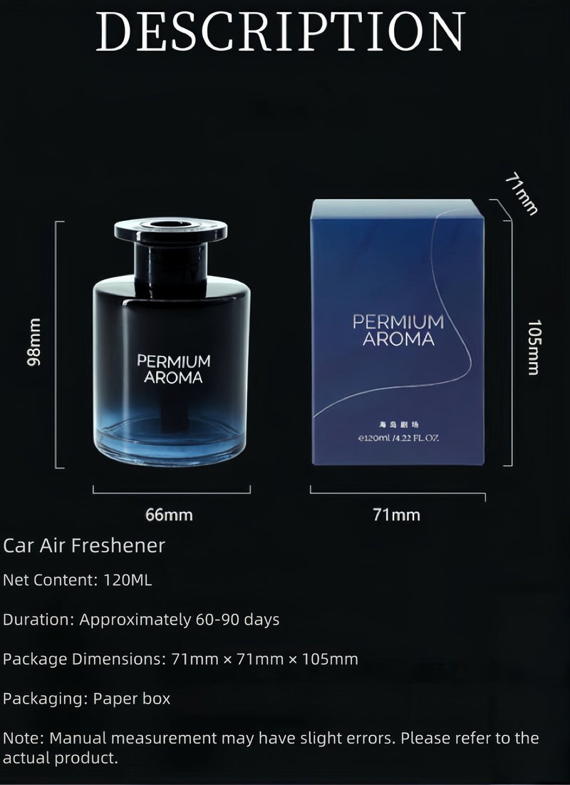 معطر هواء برائحة زهرة الكرز سعة 120 مل، رائحة تدوم طويلاً، معطر للسيارة والمنزل - Image 2