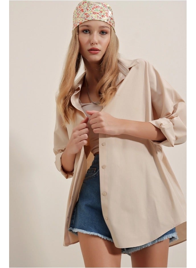 BIG DART Oversize Long Basic Shirt - Image 3