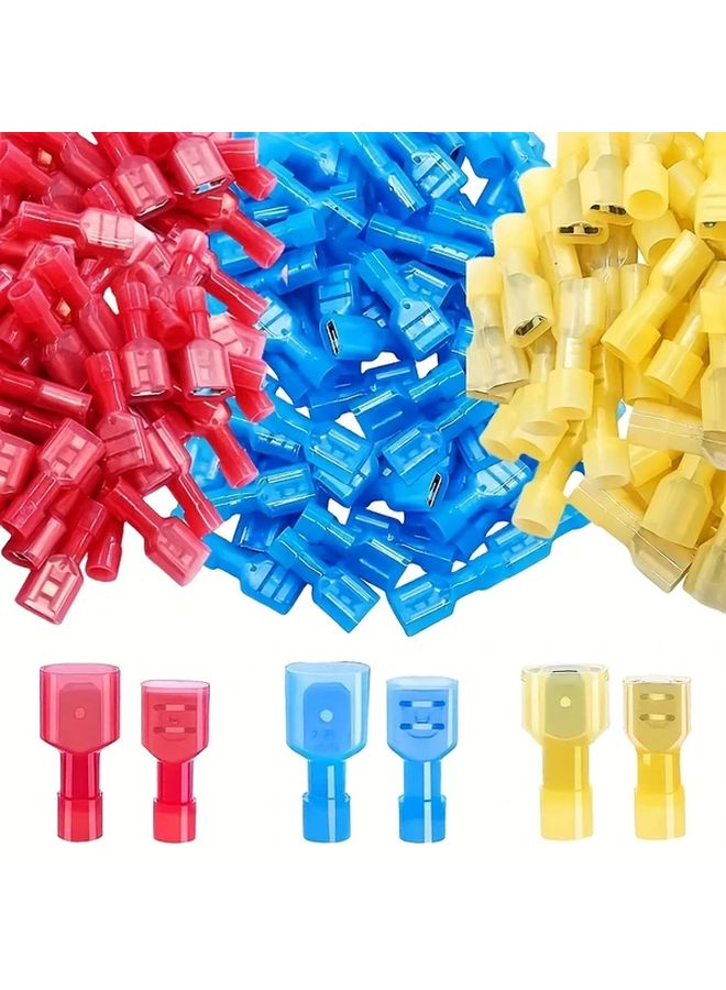 40 قطعة من موصلات الشوكة النايلون الحمراء 22-18 AWG مع نقاط اتصال نحاسية معزولة لمشاريع الكهرباء DIY - Image 2