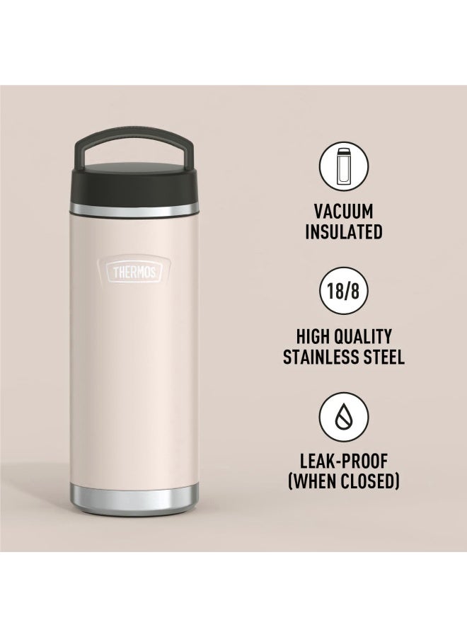 THERMOS ICON STAINLESS STEEL VACUUM INSULATED SANDSTONE BOTTLE 940ML - Image 2