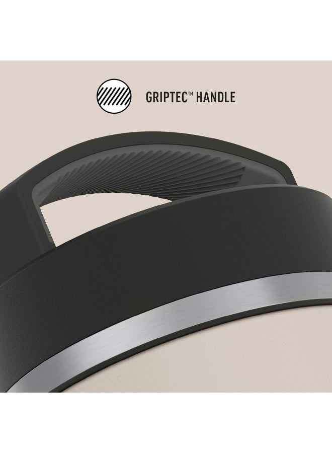 THERMOS ICON STAINLESS STEEL VACUUM INSULATED SANDSTONE BOTTLE 940ML - Image 4