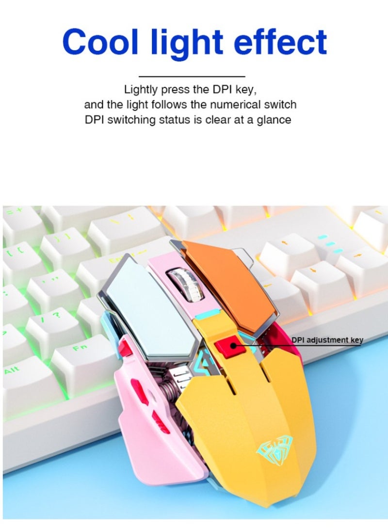 AULA Mechanical Metal Esports Gaming Wireless Mouse - Image 2