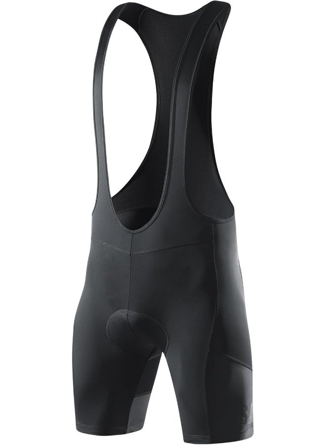 Santic Cycling Bib Shorts 4D Padded Breathable Bicycle Mountain Road Riding Bike Bibs for Men - Image 1