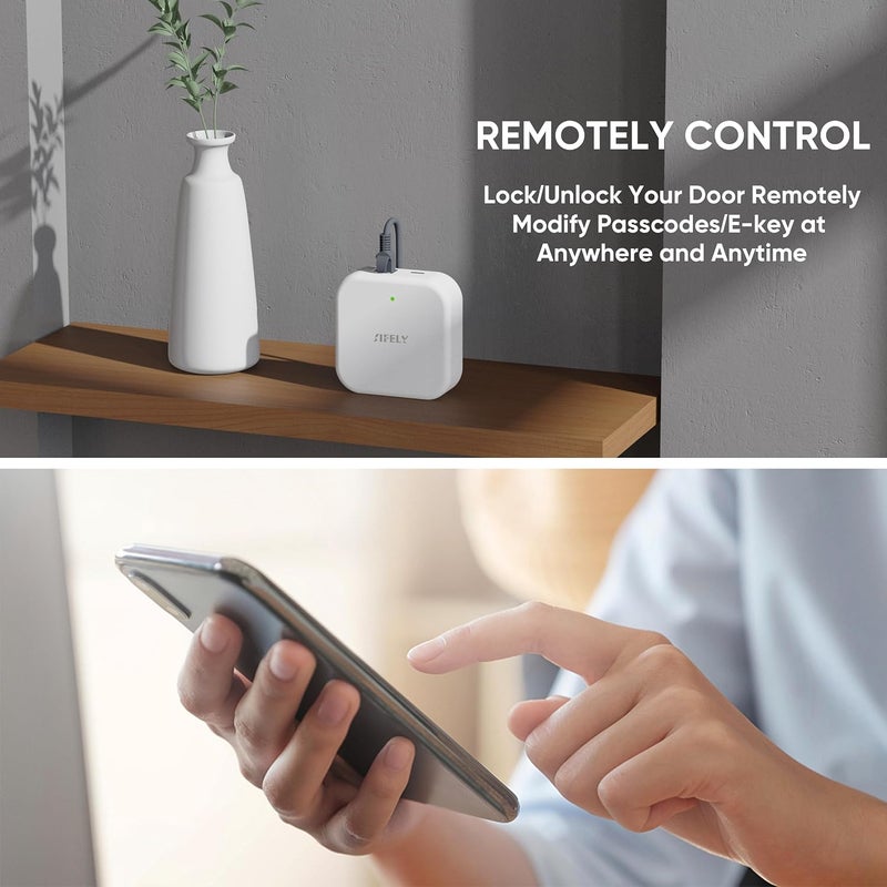 Sifely Smart Lock Wired Gateway - Remote Access Hub for Smart Door Lock, Works with App & Alexa (Model G3P, Power Over Ethernet, PoE Wired) - Image 3